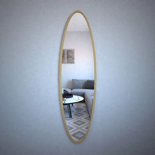 Minimal Design Full Length Oval Mirror